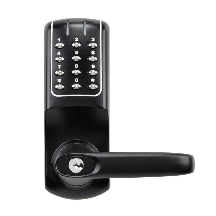 RemoteLock LS-7I-BLK OpenEdge CG Matte Black 1-Cylinder Electronic Handleset