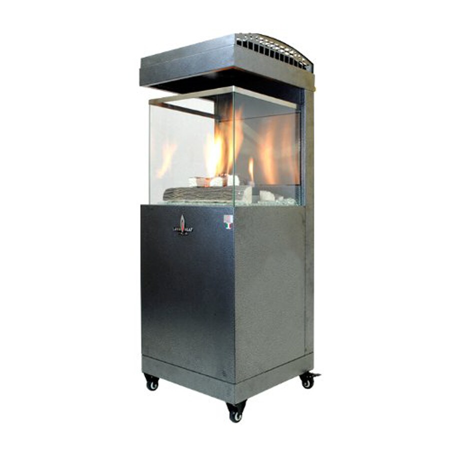 41 000 Btu Carbon Gray Steel Liquid Propane Patio Heater At 41 000 Btu Carbon Gray Steel Liquid Propane Patio Heater