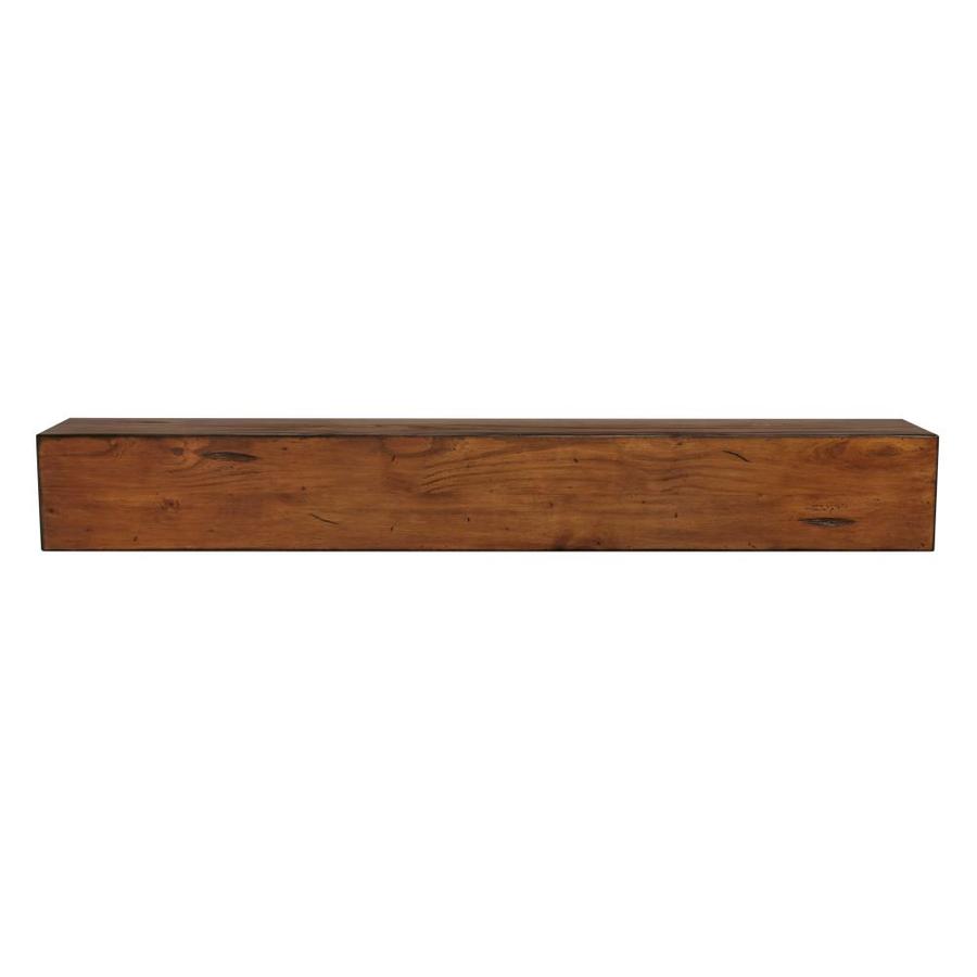 Pearl Mantels Lexington 60 In W X 8 In H X 10 In D Rustic Brown
