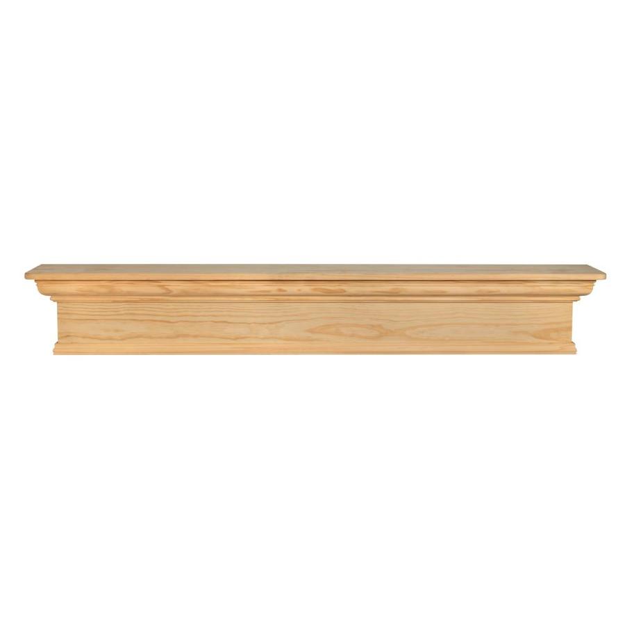 Pearl Mantels Savannah 60 In W X 9 In H X 9 In D Unfinished Pine