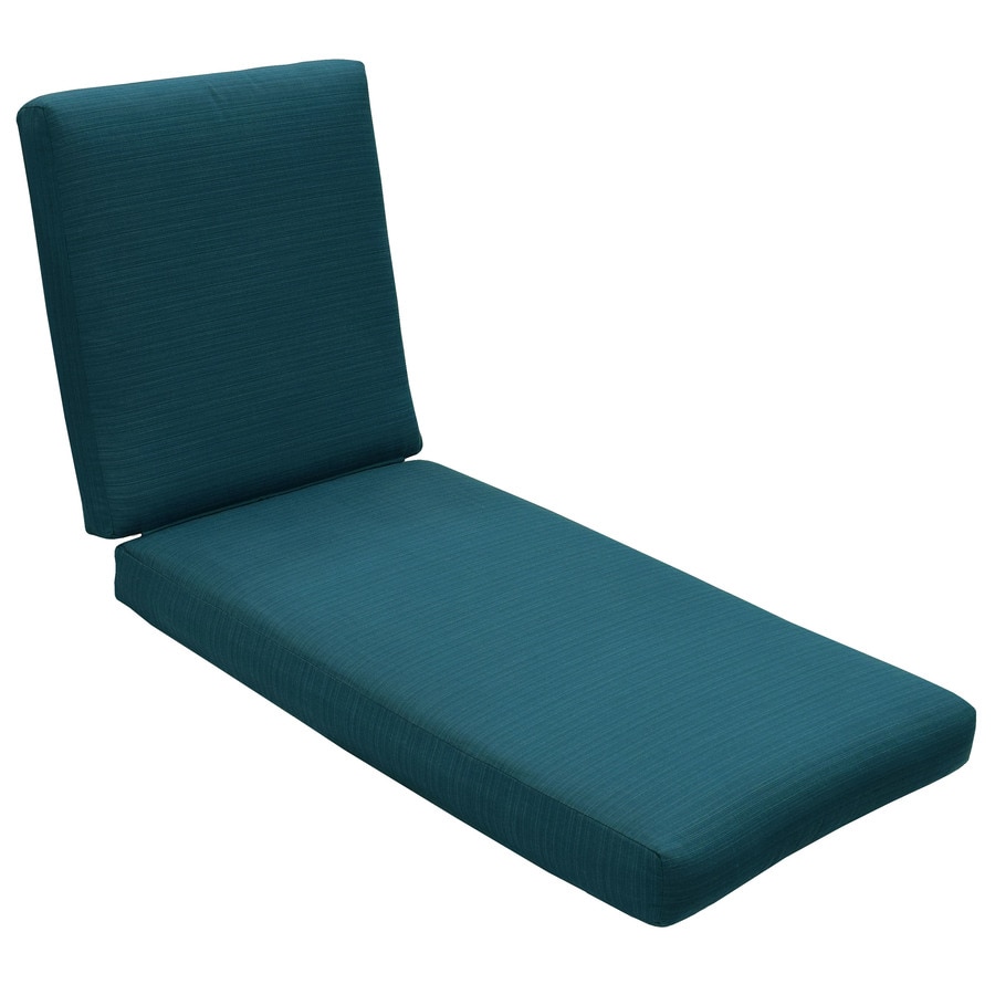 Allen + roth Sunbrella 1-Piece Deep Sea Patio Chaise Lounge Chair ...