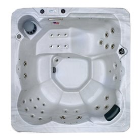 Hot Tubs Spas Components At Lowes Hudson Bay Spas 6 Person 34 Jet Square Hot Tub