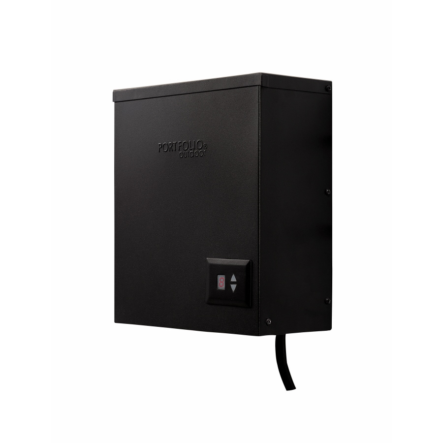 Portfolio 900 Watt Landscape Lighting Transformer With Digital Portfolio 900 Watt Landscape Lighting Transformer With Digital Timer Dusk To Dawn