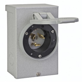 Recessed power inlet