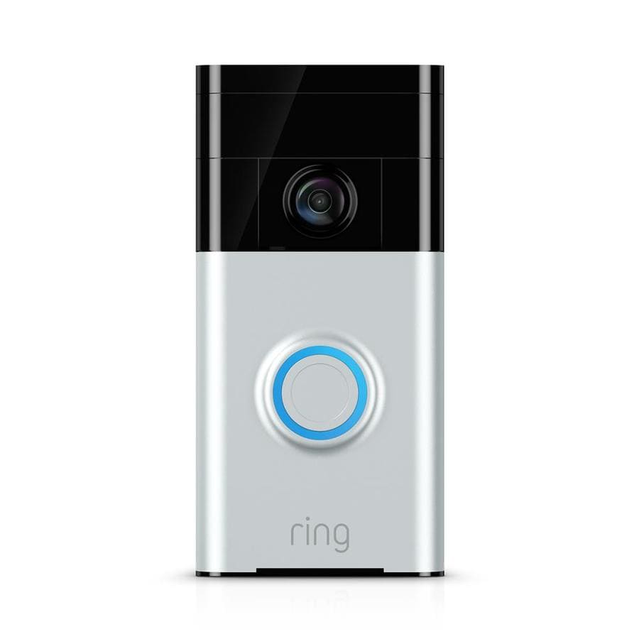 Ring Video Doorbell Satin Nickel Wireless Doorbell in the Doorbell Kits