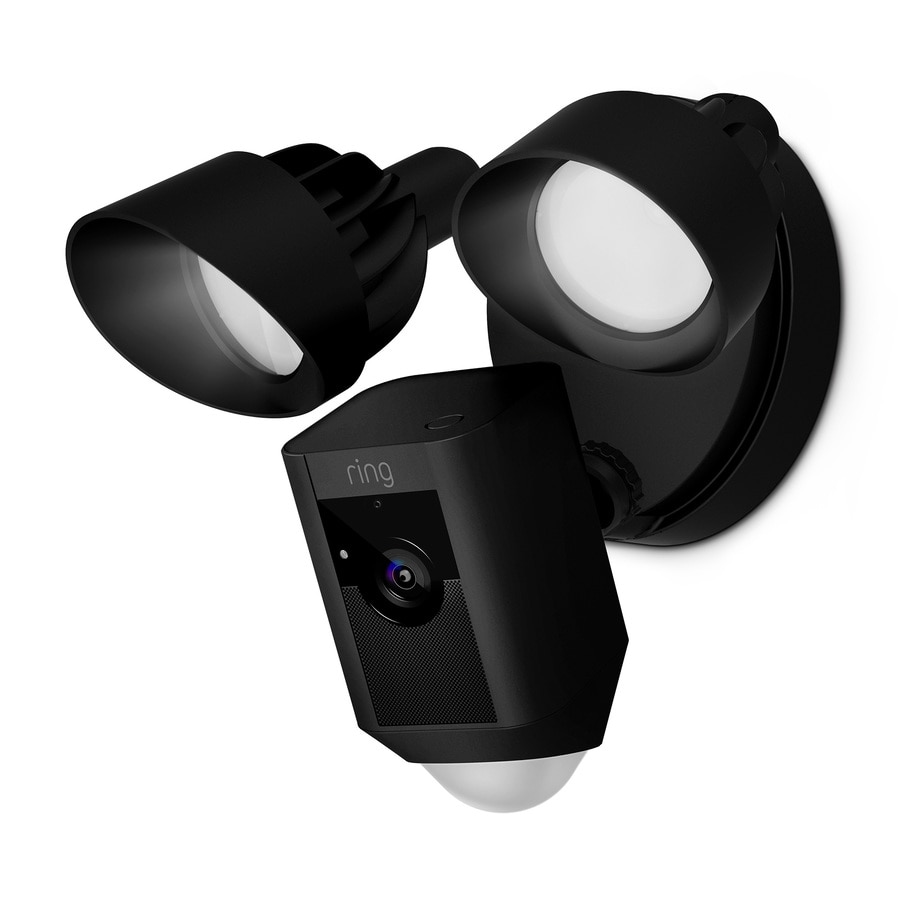 Shop Ring Floodlight Cam Black Digital Wireless Outdoor Security Camera
