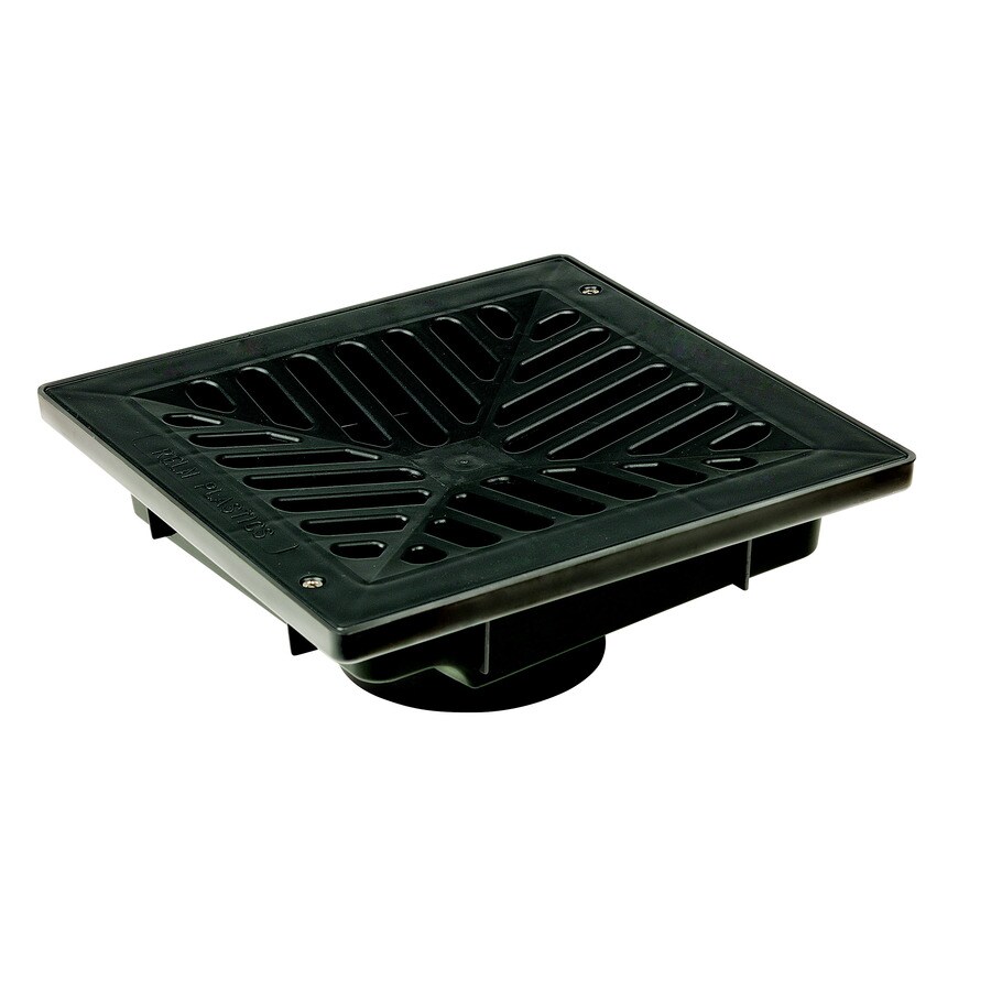 Storm Vortex 9-in L x 9-in W x dia Square Grate