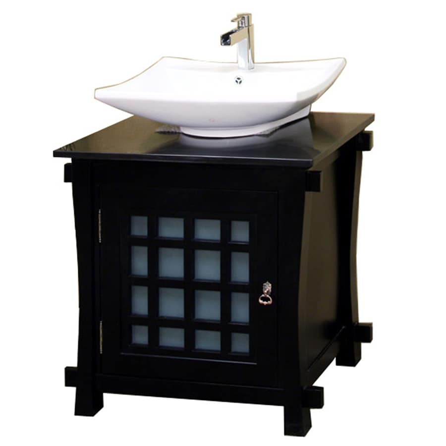 Black Bathroom Sink Cabinet