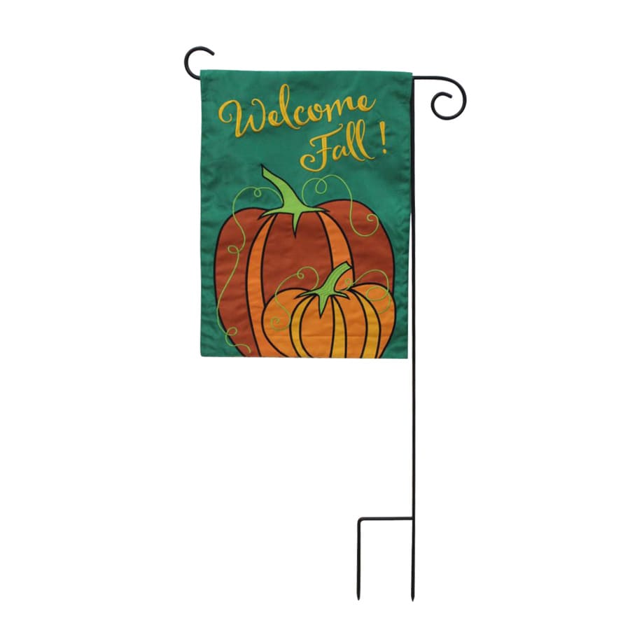 1-ft W x 1.5-ft H Fall Embroidered Garden Flag in the Decorative ...