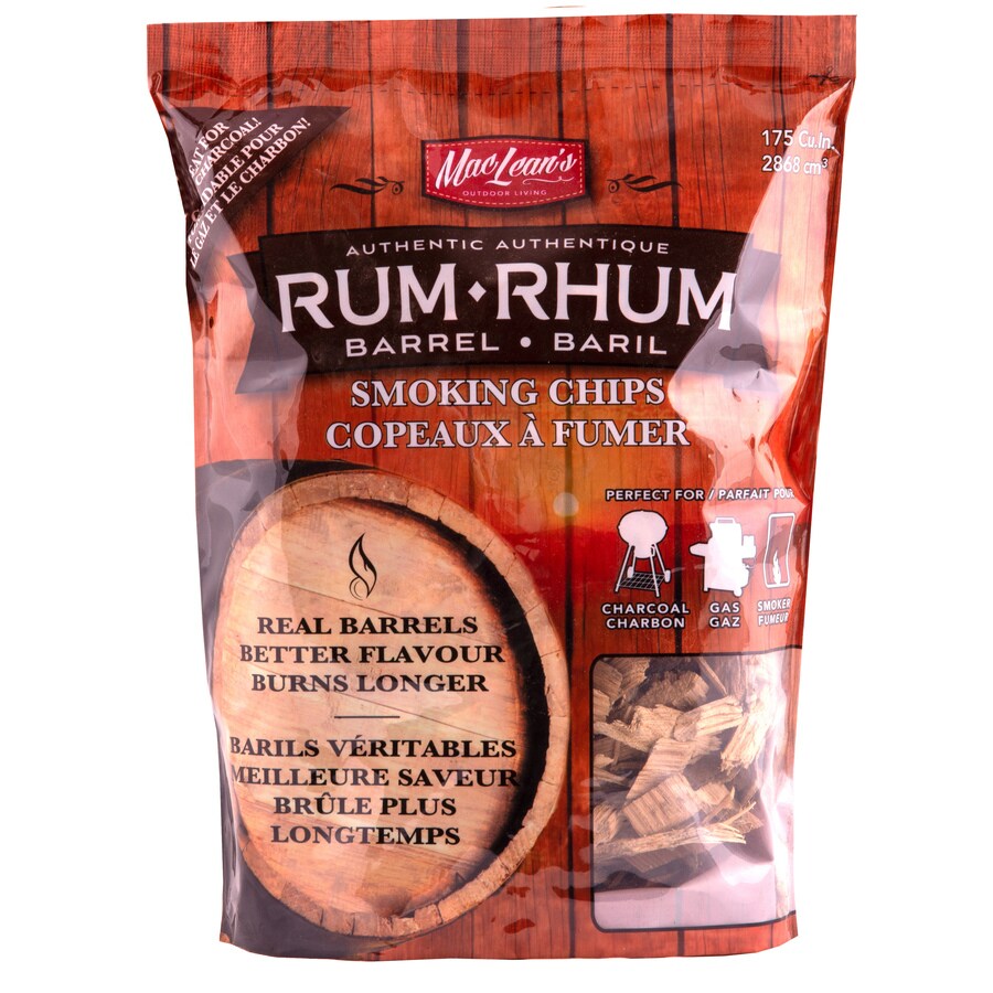 MacLean's 175 Cubic in Rum Barrel Smoking Chips in the Wood Chips department at