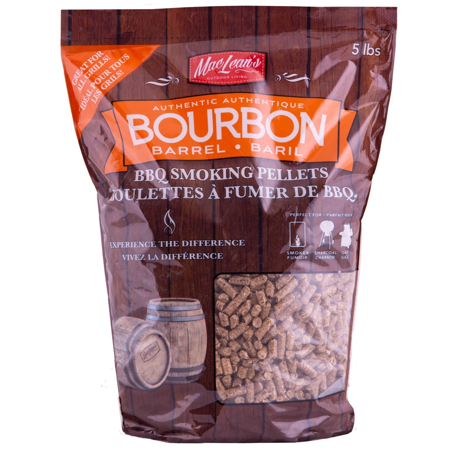MacLean's 5 Pounds Bourbon Smoking Pellets in the Grill Pellets