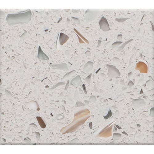 Curava Savaii Recycled Glass Kitchen Countertop Sample At Lowes Com