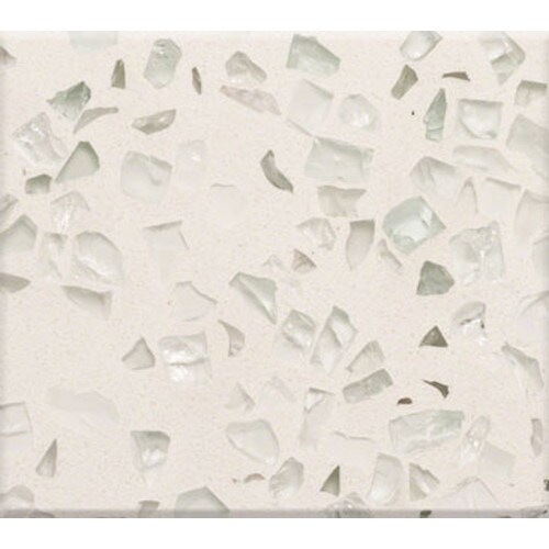 Curava Element Recycled Glass Kitchen Countertop Sample At Lowes Com