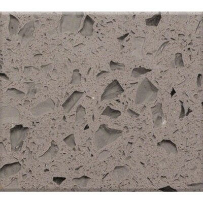Curava Tungsten Recycled Glass Kitchen Countertop Sample At Lowes Com