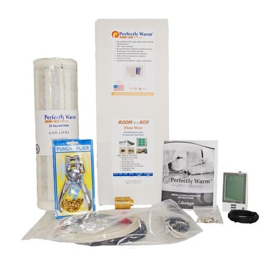 Floorheat 18 In X 372 Grey 120 Volt Digital Floor Heating Kit The Underfloor Department At Lowes Grey 120 Volt Digital Floor Heating Kit