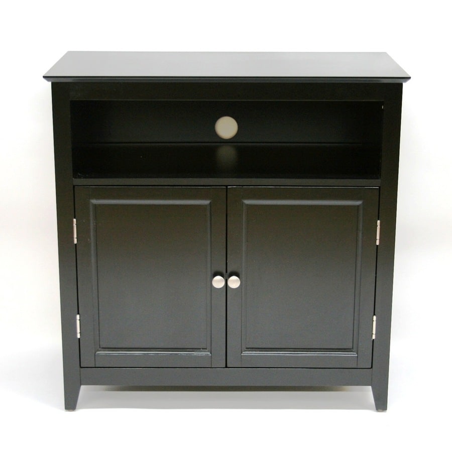 Premier RTA 90044 Simple Connect Contemporary/Modern Black TV Cabinet (Accommodates TVs up to 42-in)