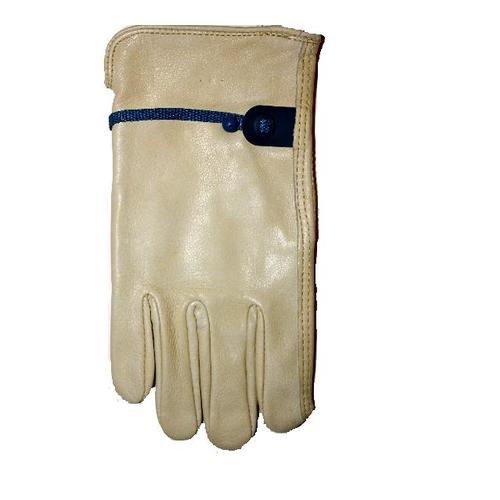 Blue Hawk Large Unisex Leather Palm Work Gloves at