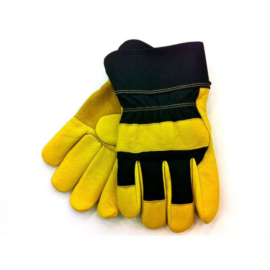 Blue Hawk Large Unisex Leather Gloves at