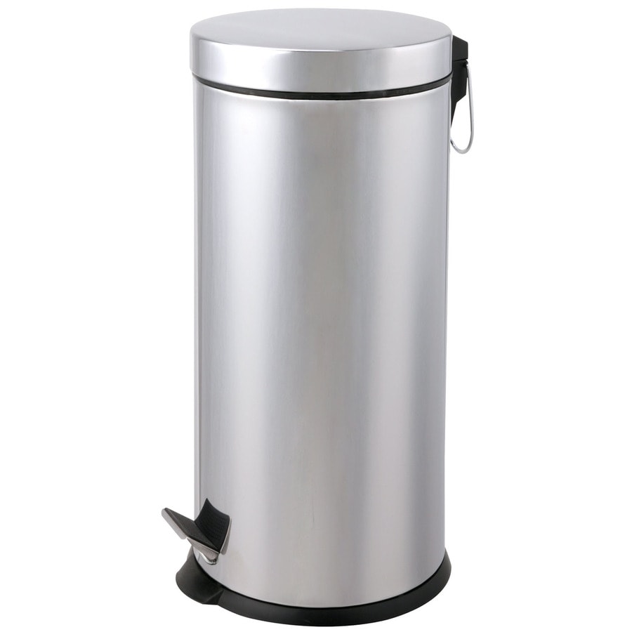 Designers Choice SSTC40RW 40-Liter Polished Steel Touchless Kitchen Trash Can with Lid Indoor