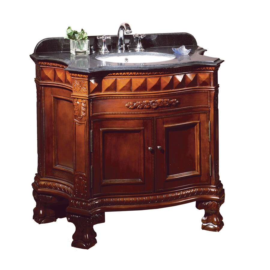 Ove Decors 36 In X 20 Dark Cherry Undermount Single Sink Ove Decors 36 In X 20 Dark Cherry Undermount Single Sink Bathroom Vanity