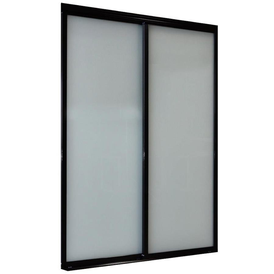 ReliaBilt 9800 Series Boston Black Aluminum Sliding Closet Door