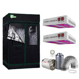 grow tent light ventilation hydro crunch led fixture system bloom spectrum lights plant lowes watt veg 1200 equivalent depot commercial