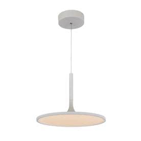 Vonn Lighting Salm 17.375-in Sand White Oval LED Pendant