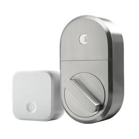 August Smart Lock + Connect, Satin Nickel
