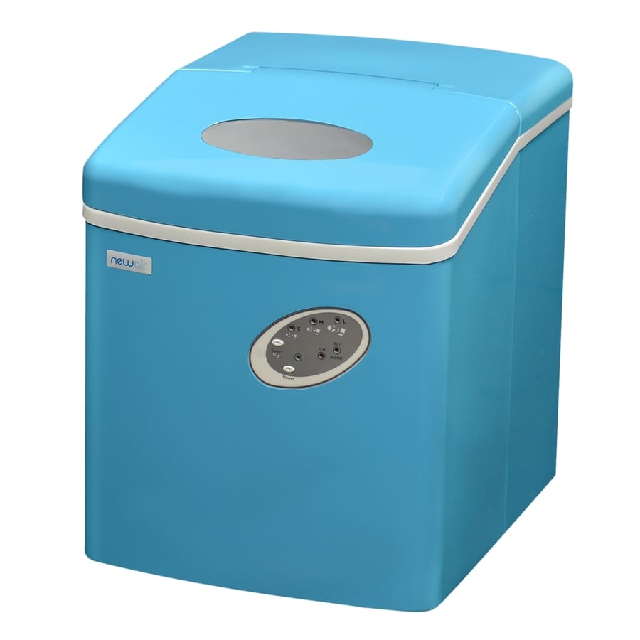 NewAir 28-lb Flip-up Portable Ice Maker (Cyan Blue) at Lowes.com