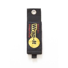 UPC 854059003037 product image for Wrap-It 2.25-in x 8-in Black Strap Fastener | upcitemdb.com