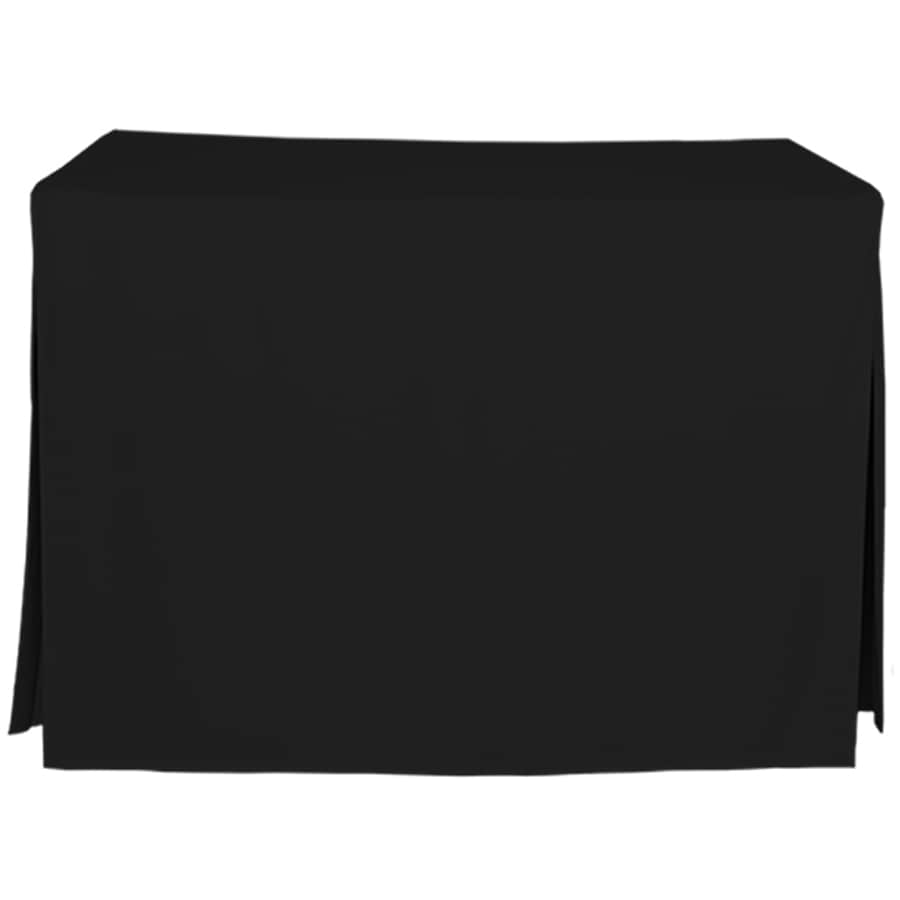 Tablevogue Fitted Indoor Outdoor Black Table Cover For 4 Ft Rectangle Table Tablevogue Fitted Indoor Outdoor Black Table Cover For 4 Ft Rectangle Table