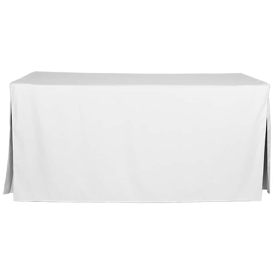 Tablevogue Fitted Indoor Outdoor White Table Cover For 6 Ft Rectangle Table Tablevogue Fitted Indoor Outdoor White Table Cover For 6 Ft Rectangle Table