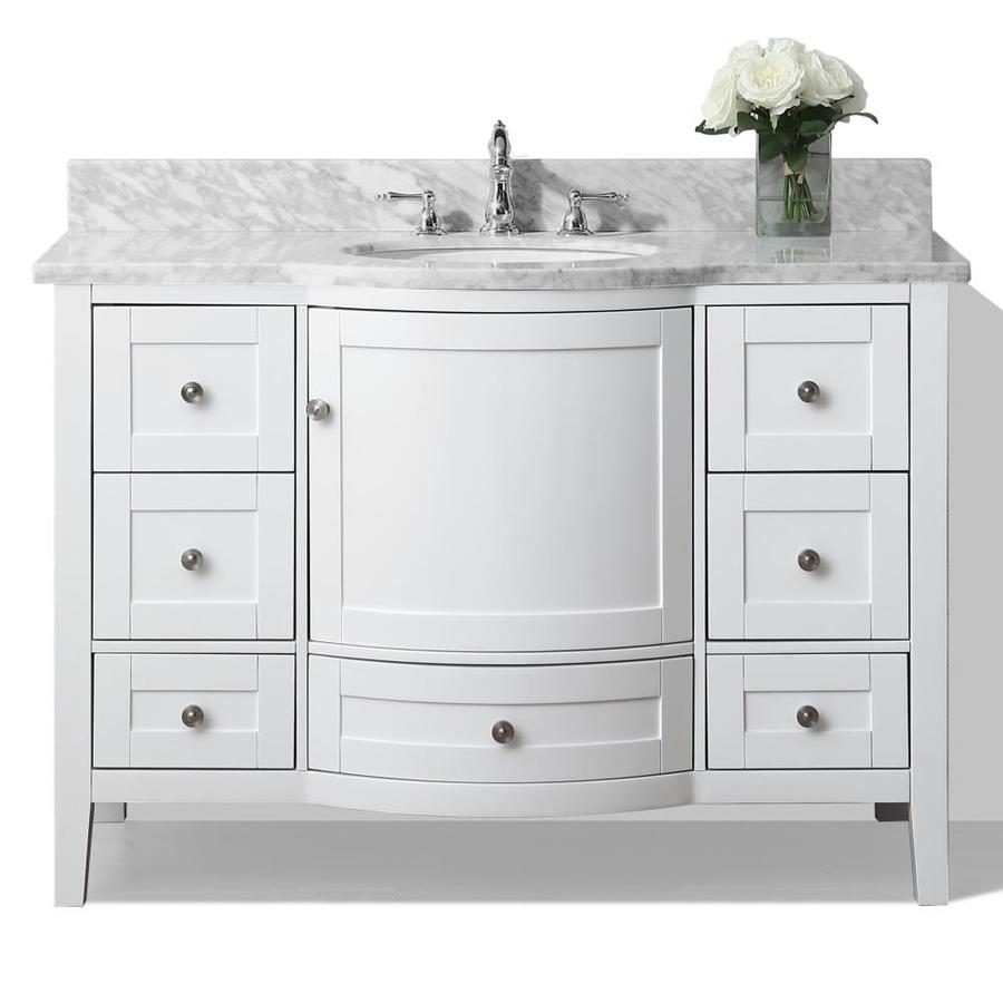 Ancerre Designs Lauren 48in White Single Sink Bathroom