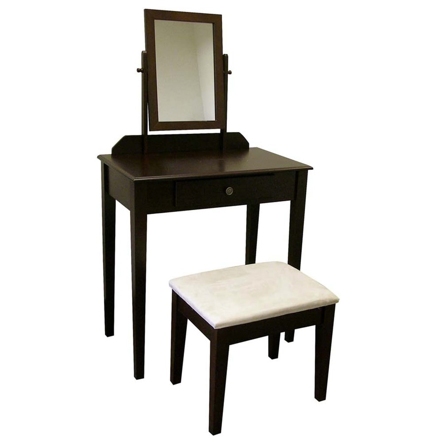 ORE International Espresso Makeup Vanity at Lowes.com