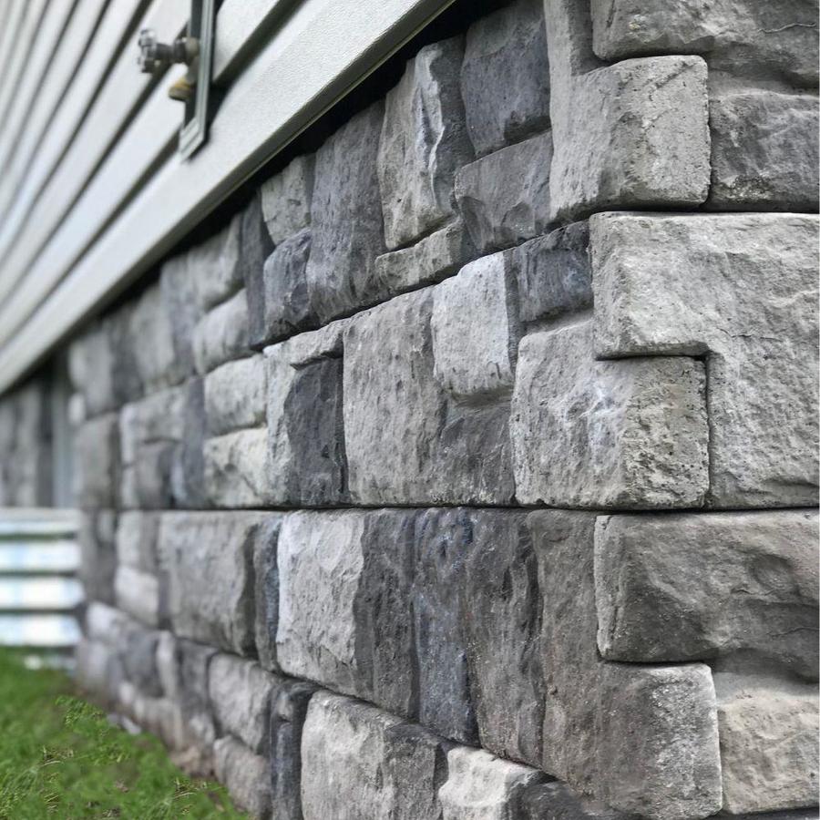 Adorn Shadowledge 3-sq ft Slate Manufactured Stone Veneer in the Stone ...