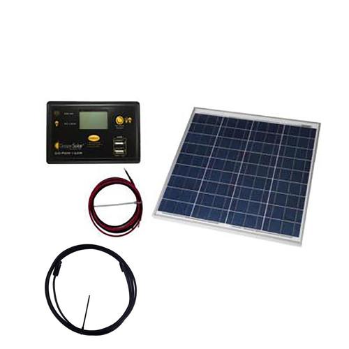 Grape Solar OffGrid PowerKit 12Volt Portable Solar Power Kit in the