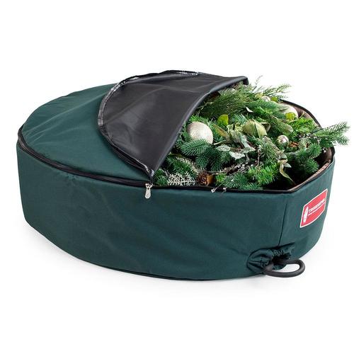 TreeKeeper 48-in x 48-in Polyester Wreath Storage Container in the ...