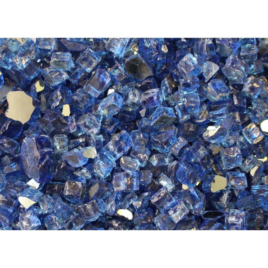 Exotic Glass 25 Lbs 1 4 In To 1 2 In Cobalt Blue Gas Fire Pit