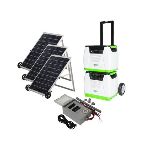 NATURE'S GENERATOR 1920-Watt Hour Portable Solar Generator ...