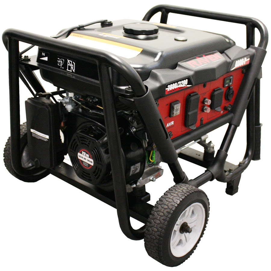 Raven 3200-Watt Gasoline Portable Generator with Rato Engine in the ...