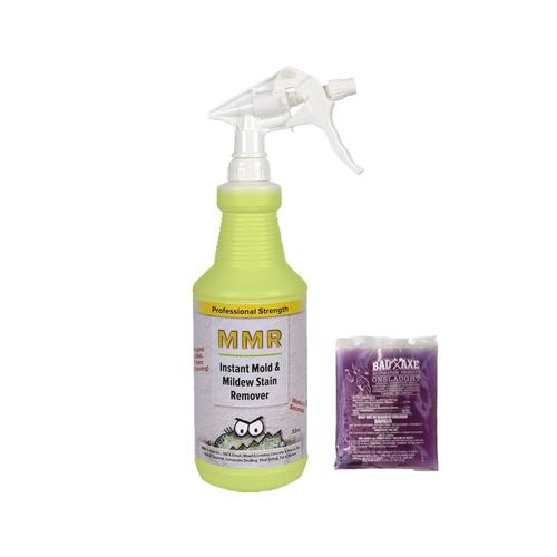 MMR Professional 32oz Instant Mold/Mildew Stain Remover and 2oz