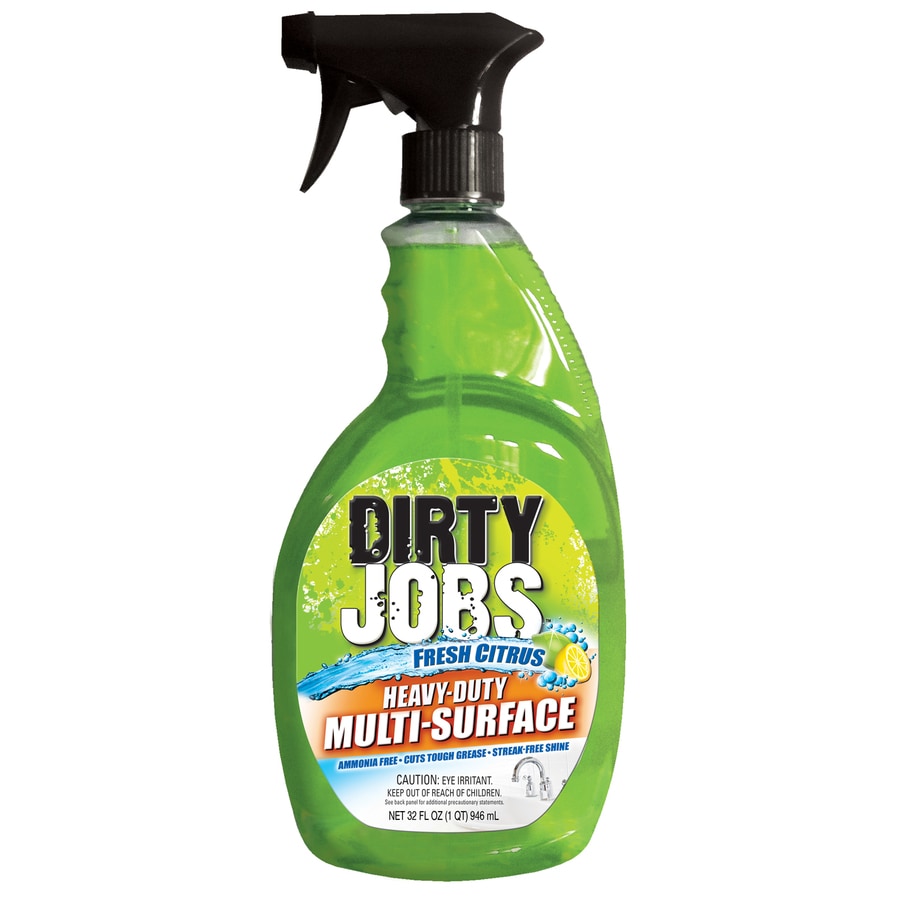 Dirty Jobs 21508825501 32 Ounces Fresh Citrus Liquid All-Purpose Cleaner