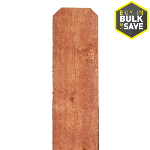 Alta Forest Products 1in x 6in W x 6ft H Whitewood Dog Ear Fence