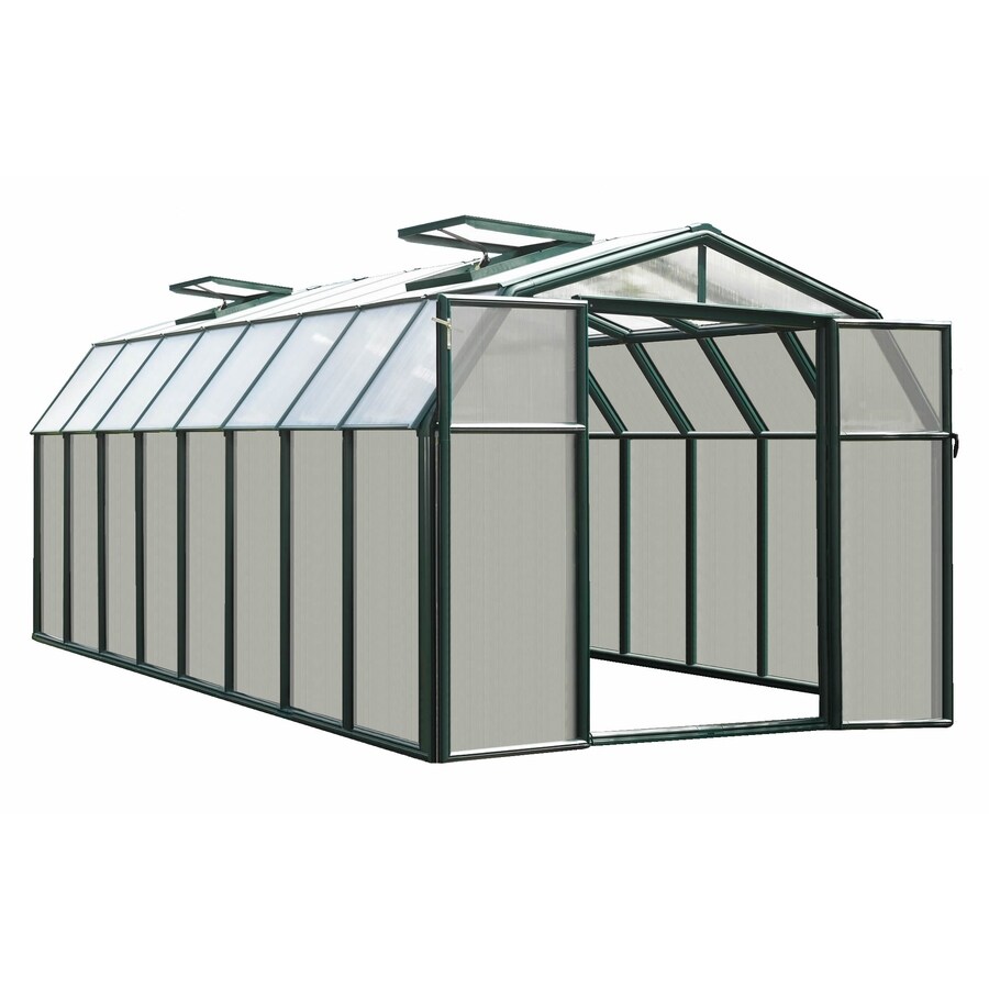 Rion 16.5ft L x 8.5ft W x 6.5ft H Plastic Poly Sheeting Greenhouse