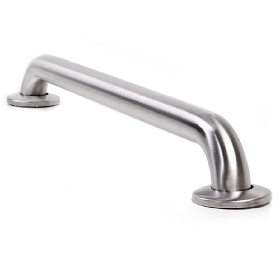 ARISTA Safety Grab Bar 12-in Stainless Steel Wall Mount Grab Bar