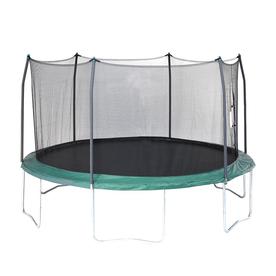 UPC 856860001233 product image for Skywalker Skywalker 15-ft Round Green Backyard Trampoline with Enclosure | upcitemdb.com