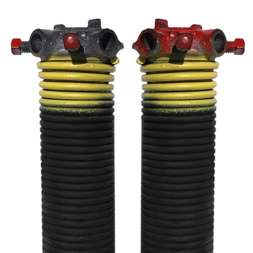Dura Lift 4 Pack 25 In Black Steel Garage Door Torsion Spring At