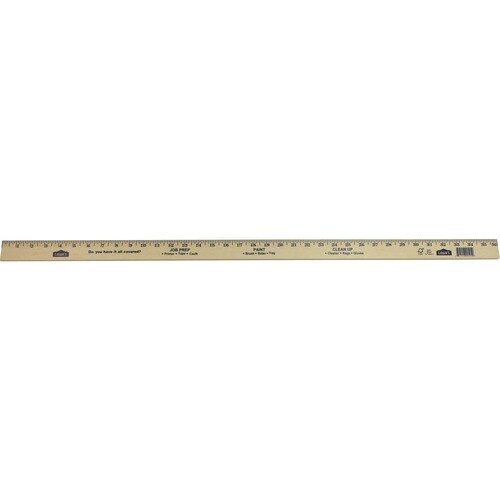 SHLA 3ft Wood Yardstick in the Yardsticks & Rulers department at