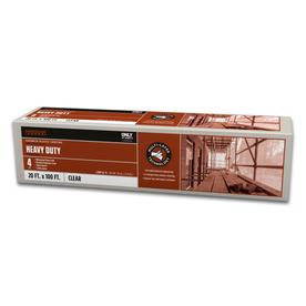 Plastic Sheeting Film At Lowes Barricade 20 Ft X 100 Clear 4 Mil Plastic Sheeting