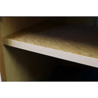 Surfaces 43 4375 In W X 0 75 H 18 D Cabinet Shelf Kit At X 0 75 In H 18 D Cabinet Shelf Kit